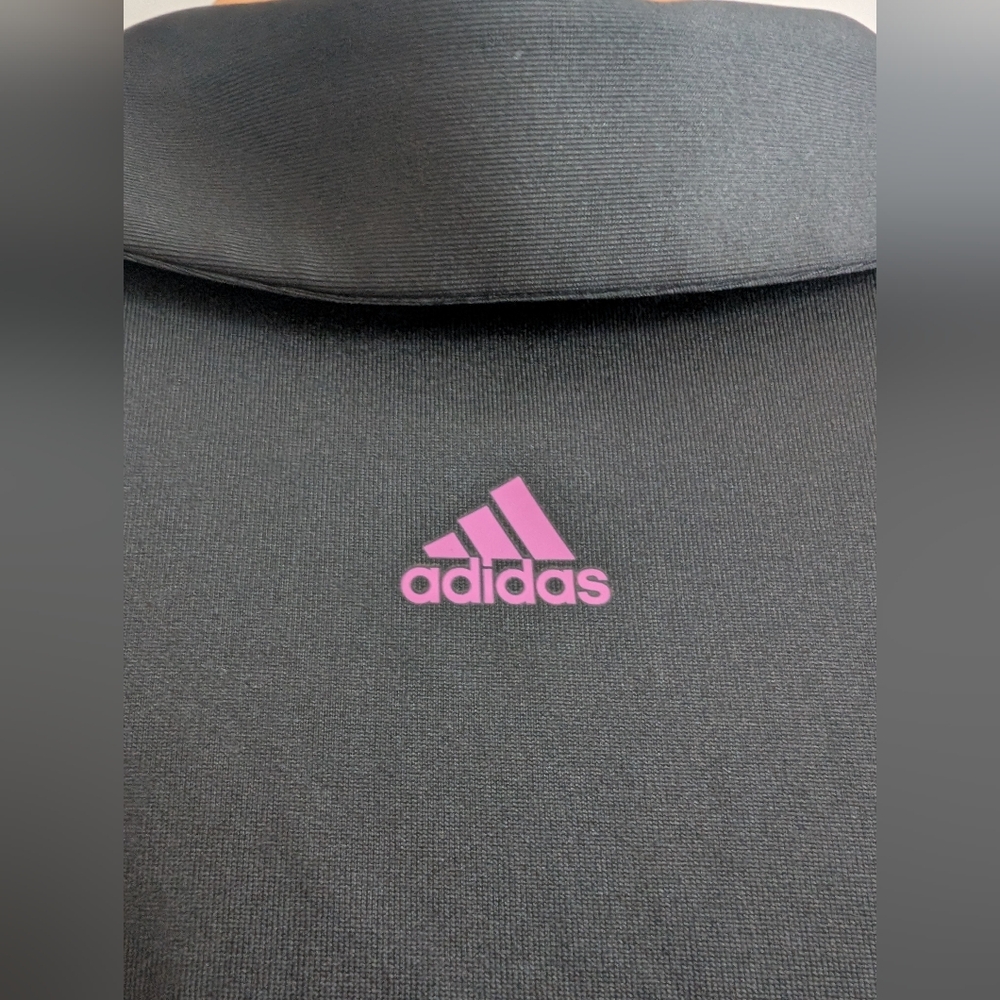 adidas | Climalite Golf Polo | Black and Pink | S - Picture 5 of 8